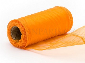 Organza 10 cm oranžová