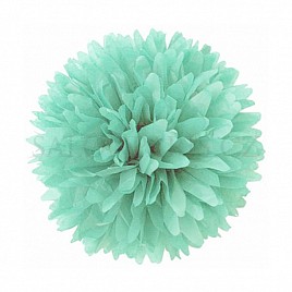 Pom Poms koule - 25 cm mentolová