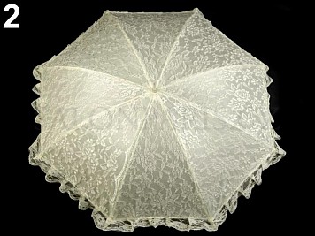 Svatební deštník krajkový 