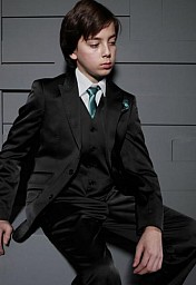 Chlapecký oblek Sergio černý