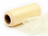 Organza 10 cm krémová