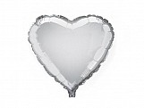 Balónky fóliové stříbrné srdce