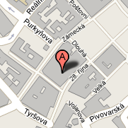 Mapa - Svatební salon Paris, Ostrava